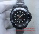 Top Grade Rolex Deepsea Sea Dweller All Black PVD Copy Watch 44mm